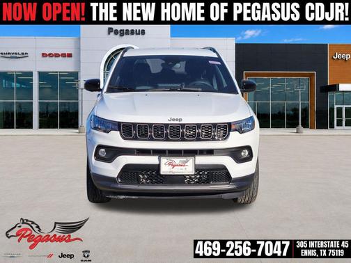 Bright White Clearcoat 2026 Jeep Compass Latitude