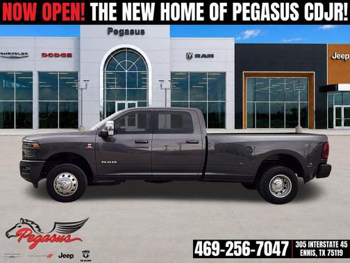 Granite Crystal Metallic Clearcoat 2026 RAM 3500 Laramie Crew Cab 4x4 8' Box