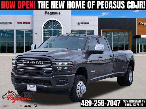 Granite Crystal Metallic Clearcoat 2026 RAM 3500 Laramie Crew Cab 4x4 8' Box