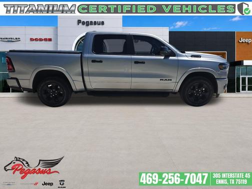 Billet Silver Metallic Clearcoat 2025 RAM 1500 Big Horn/Lone Star