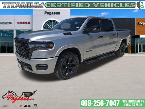 Billet Silver Metallic Clearcoat 2025 RAM 1500 Big Horn/Lone Star