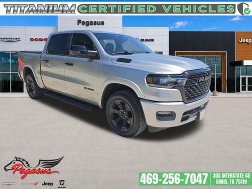 Billet Silver Metallic Clearcoat 2025 RAM 1500 Big Horn/Lone Star