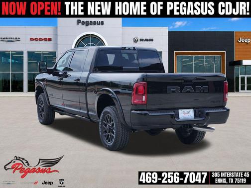 Diamond Black Crystal Pearlcoat 2026 RAM 2500 Limited Mega Cab 4x4 6'4' Box