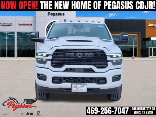Bright White Clearcoat 2026 RAM 2500 Laramie Mega Cab 4x4 6'4' Box