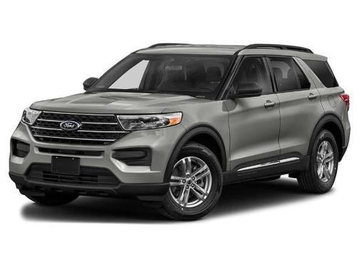 ATLAS BLUE METALLIC 2021 Ford Explorer XLT