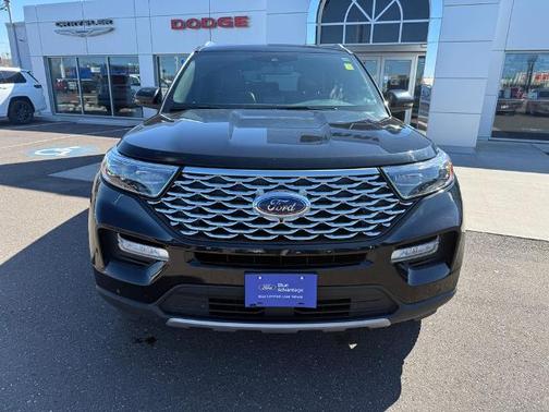 AGATE BLACK METALLIC 2021 Ford Explorer PLATINUM