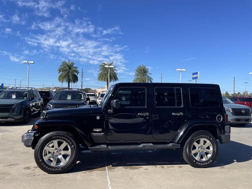 Black Clearcoat 2015 Jeep Wrangler Unlimited Sahara