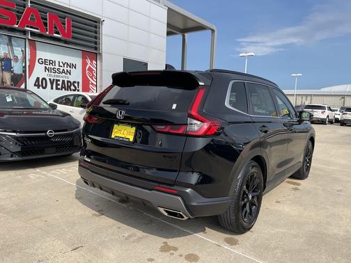 Crystal Black Pearl 2025 Honda CR-V Hybrid Sport FWD