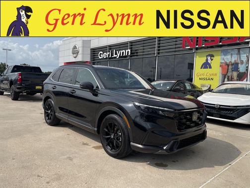 Crystal Black Pearl 2025 Honda CR-V Hybrid Sport FWD