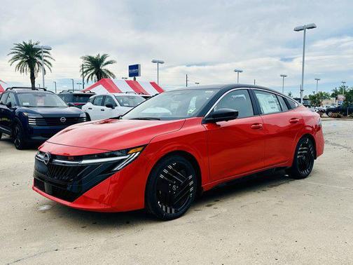 Energetic Ember/Super Black 2026 Nissan Sentra SR
