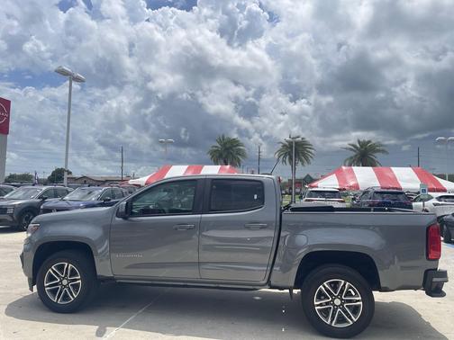Satin Steel Metallic 2021 Chevrolet Colorado WT