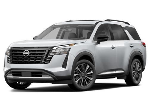 Boulder Gray Pearl/Super Black 2026 Nissan Pathfinder Platinum
