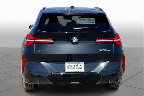 Black Sapphire Metallic 2026 BMW X3 30 xDrive