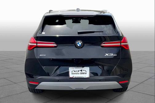 Black Sapphire Metallic 2025 BMW X3 30 xDrive
