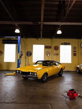Canary Yellow 1968 Oldsmobile Cutlass