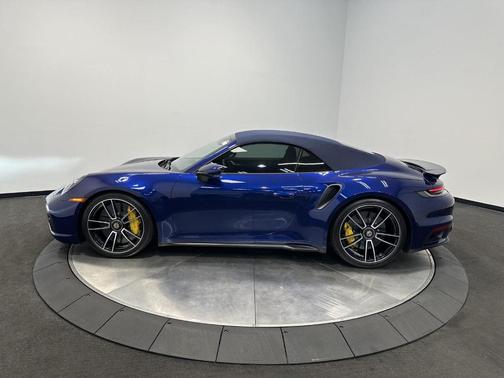 Blue 2021 Porsche 911 Turbo S