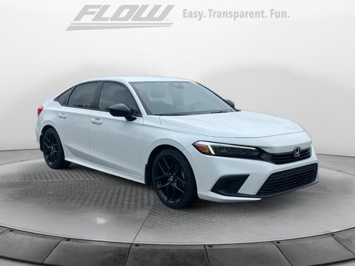 Platinum White Pearl 2023 Honda Civic