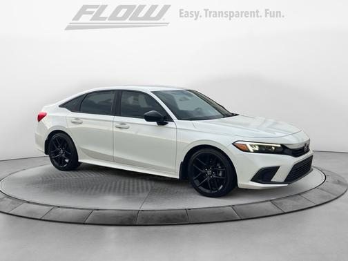 Platinum White Pearl 2023 Honda Civic