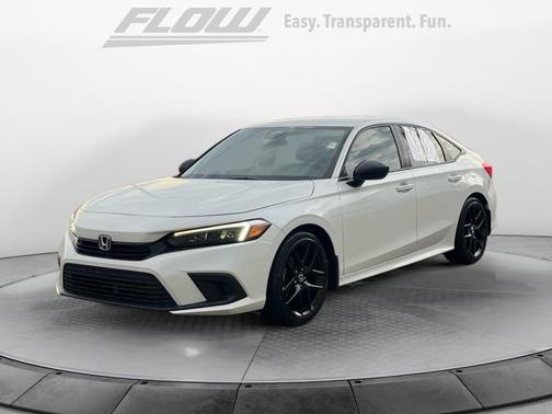 Platinum White Pearl 2023 Honda Civic