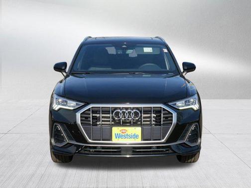 Mythos Black Metallic 2025 Audi Q3 45 S line Premium Plus