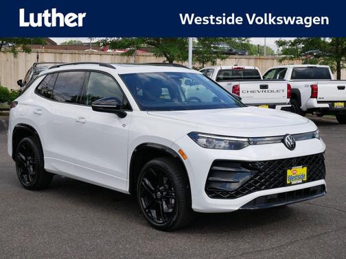 Opal White Pearl 2025 Volkswagen Tiguan 2.0T SE R-Line Black 4MOTION