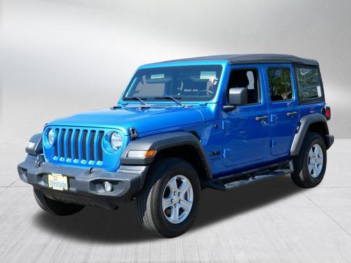 Hydro Blue Pearlcoat 2022 Jeep Wrangler Unlimited Sport