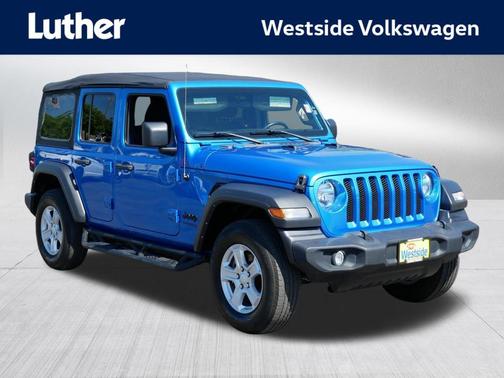 Hydro Blue Pearlcoat 2022 Jeep Wrangler Unlimited Sport