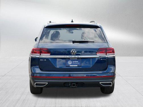 Tourmaline Blue Metallic 2023 Volkswagen Atlas 3.6L SE w/Technology