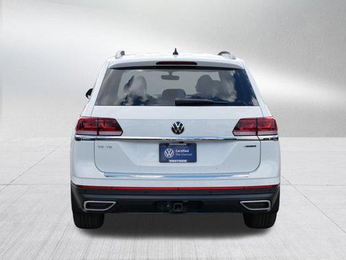 Pure White 2023 Volkswagen Atlas 3.6L SE w/Technology