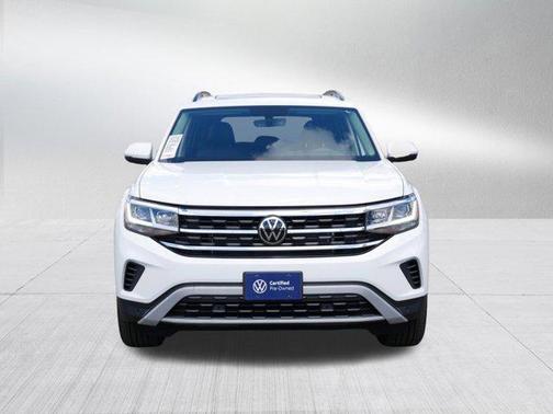 Pure White 2023 Volkswagen Atlas 3.6L SE w/Technology