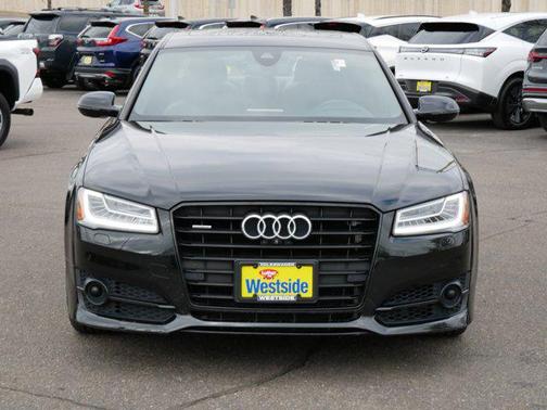 Brilliant Black 2018 Audi A8 L 3.0T