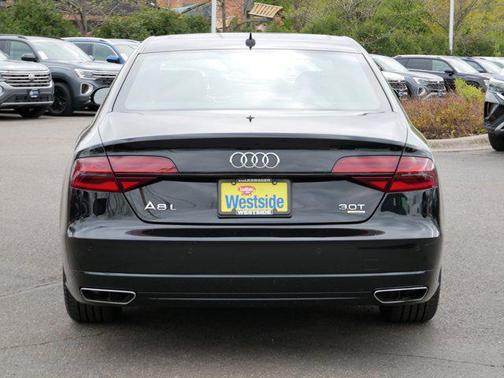 Brilliant Black 2018 Audi A8 L 3.0T