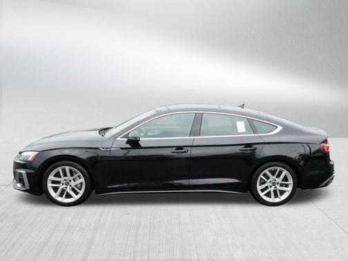 Mythos Black Metallic 2023 Audi A5 Sportback 45 S Line Premium Plus