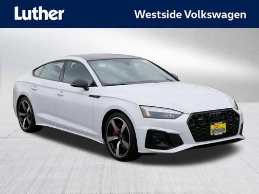 Glacier White Metallic 2023 Audi A5 Sportback 45 S Line Premium Plus