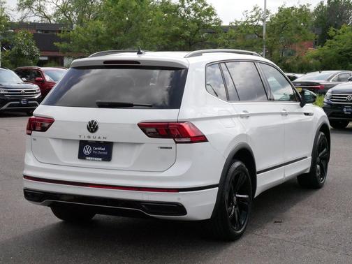 Opal White Pearl 2023 Volkswagen Tiguan 2.0T SE R-Line Black 4MOTION