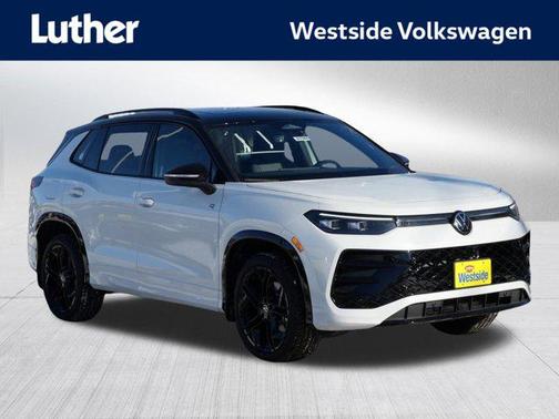 Opal White w/Deep Black Roof 2026 Volkswagen Tiguan 2.0T SE R-Line Black 4MOTION SUV