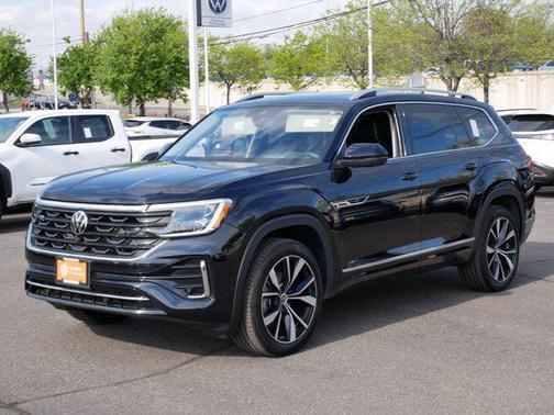 Deep Black Pearl 2025 Volkswagen Atlas 2.0T SEL Premium R-Line 4MOTION