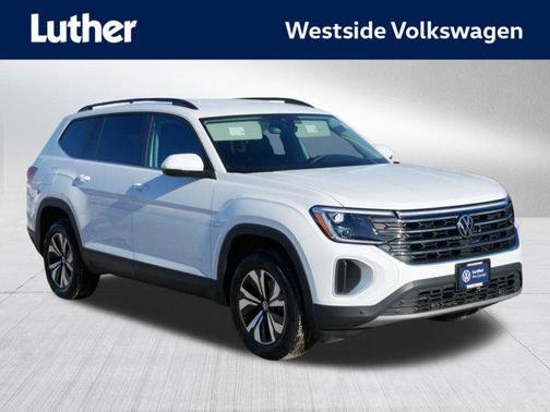 Pure White 2025 Volkswagen Atlas 2.0T SE w/Technology 4MOTION SUV