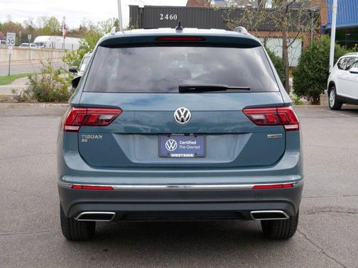 Stone Blue Metallic 2021 Volkswagen Tiguan 2.0T SE 4MOTION