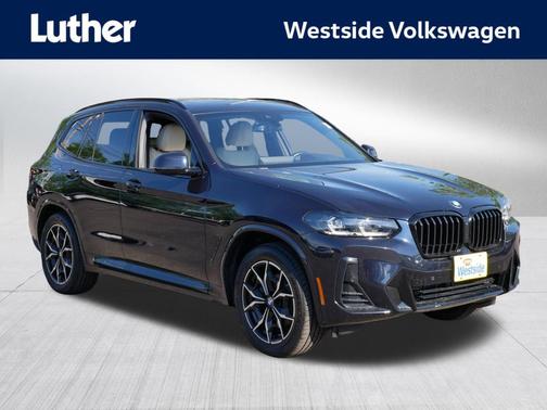 Carbon Black Metallic 2024 BMW X3 xDrive30i