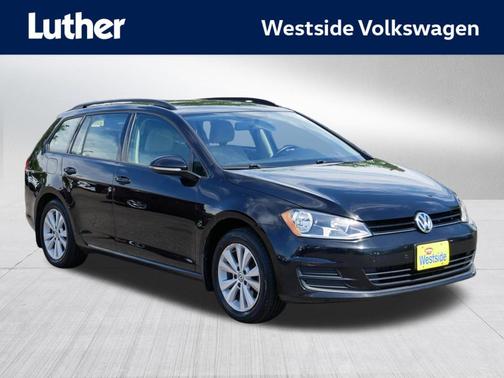 Black 2017 Volkswagen Golf SportWagen TSI S