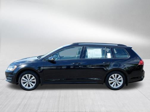 Black 2017 Volkswagen Golf SportWagen TSI S