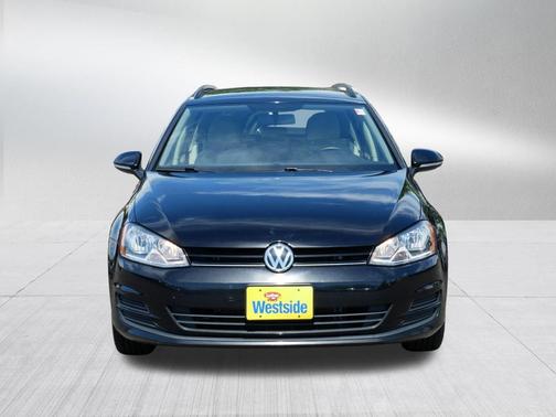 Black 2017 Volkswagen Golf SportWagen TSI S