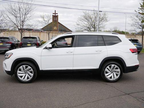 Pure White 2021 Volkswagen Atlas 3.6L SEL
