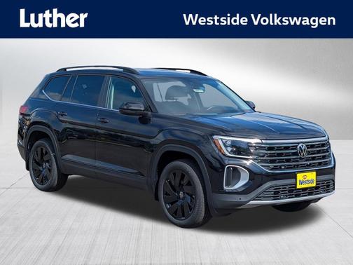 Deep Black Pearl 2026 Volkswagen Atlas 2.0T SE w/Technology 4MOTION