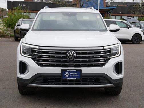 Opal White Pearl 2024 Volkswagen Atlas 2.0T SEL