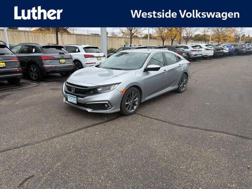 Lunar Silver Metallic 2019 Honda Civic EX-L