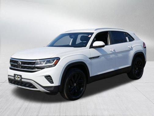 Pure White 2023 Volkswagen Atlas Cross Sport 3.6L V6 SE w/Technology