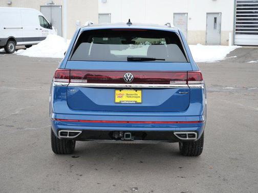 Mountain Lake Blue Metallic 2025 Volkswagen Atlas 2.0T SEL Premium R-Line 4MOTION