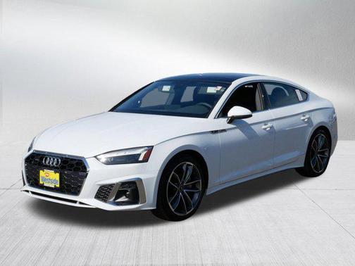 White 2024 Audi A5 Sportback 45 S Line Premium Plus